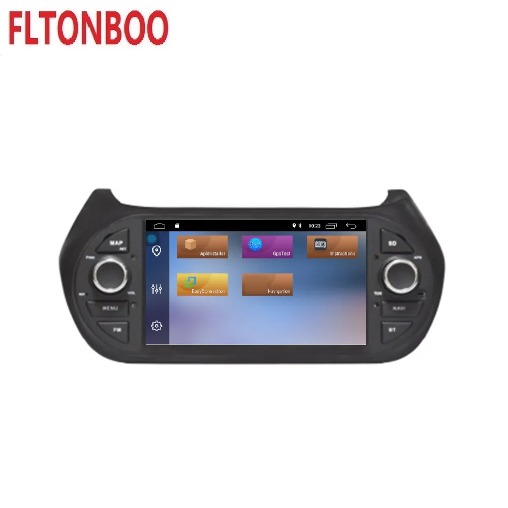 7 inch android 10 car DVD gps navigation for fiat FIORINO 2013 radio wifi quad core English russian french | Автомобили и