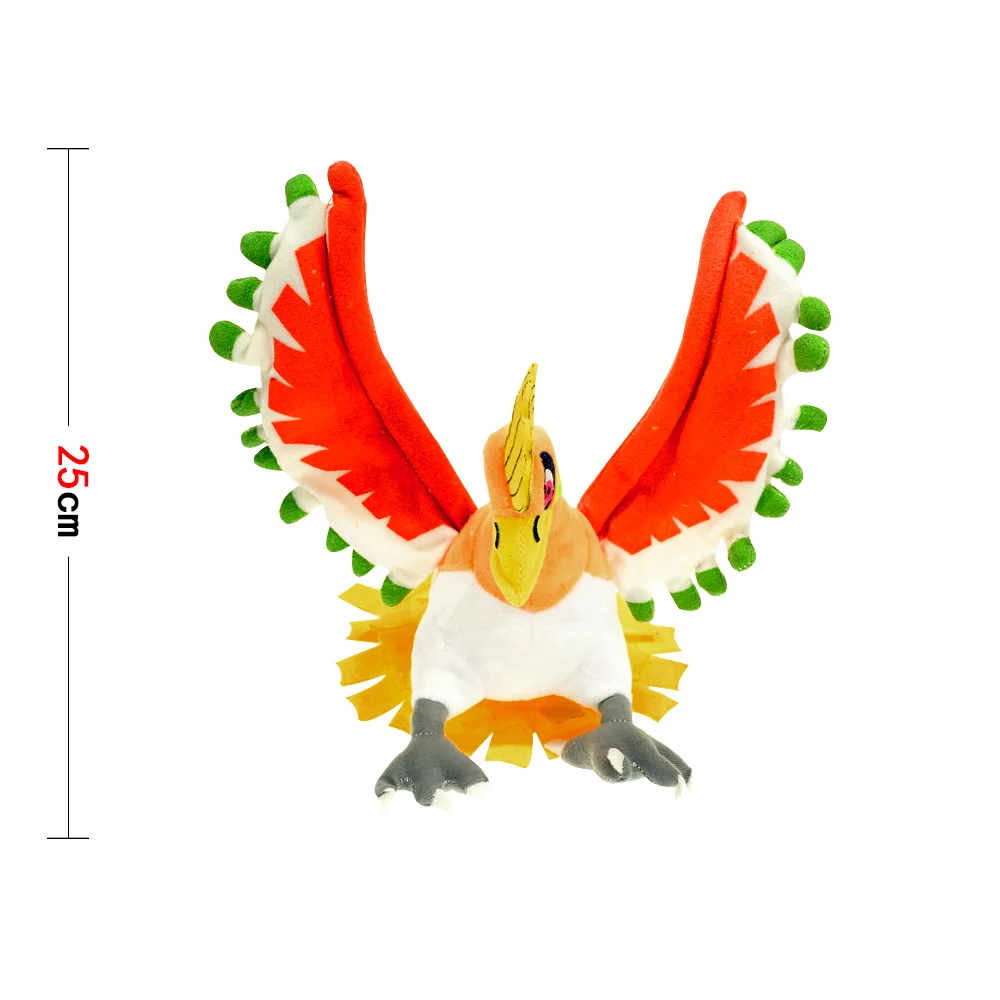10-12 дюймов 5 стилей Zapdos& Articuno& Moltres& Ho-oh блестящие милые мягкие игрушки для детей мягкий хлопок Дети День рождения Рождество