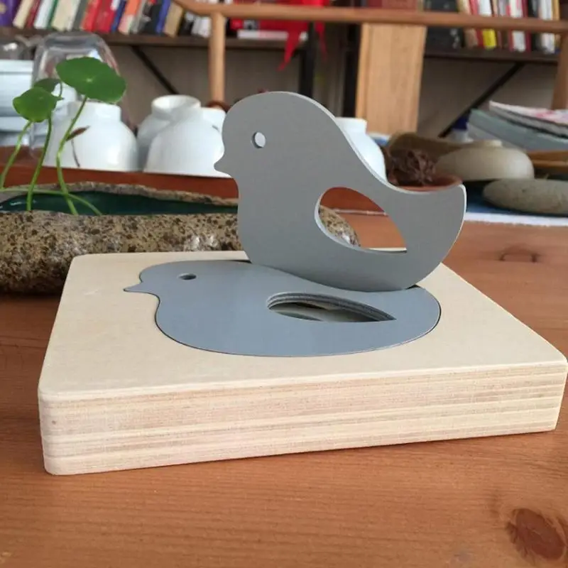 Новые Деревянные игрушки для детей, животные, картонная 3D головоломка, многослойная головоломка, детская головоломка, игрушки для детей, обучающие средства для раннего возраста