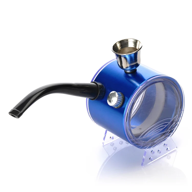 1 х мини металл и пластик кальяна трубка для курения наргиле пузырьковая чаша