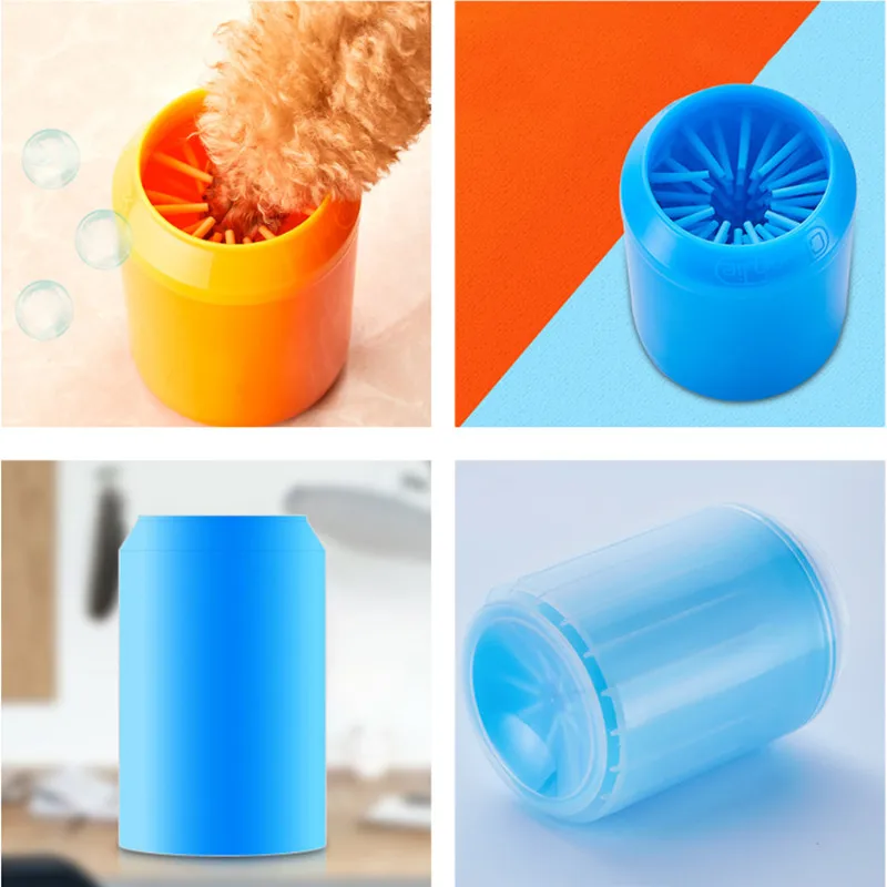 3 цвета и размер Ceansing собачьи лапы моют ноги собаки очиститель питомца