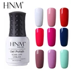 УФ Гель-лак HNM 8 мл 58 чистых цветов светодиодный полуперманентный лак для маникюра основа для верхней части гибридная эмаль