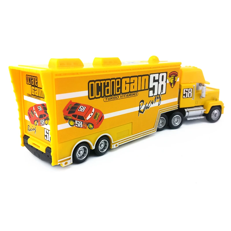 Disney Pixar Cars Mack Uncle No.58 Octane Gain грузовик гонщик литой игрушечный автомобиль свободный