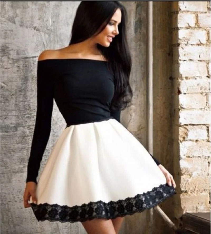 2017 г. пикантные Для женщин Повседневное Лето с длинным рукавом партия вечернее