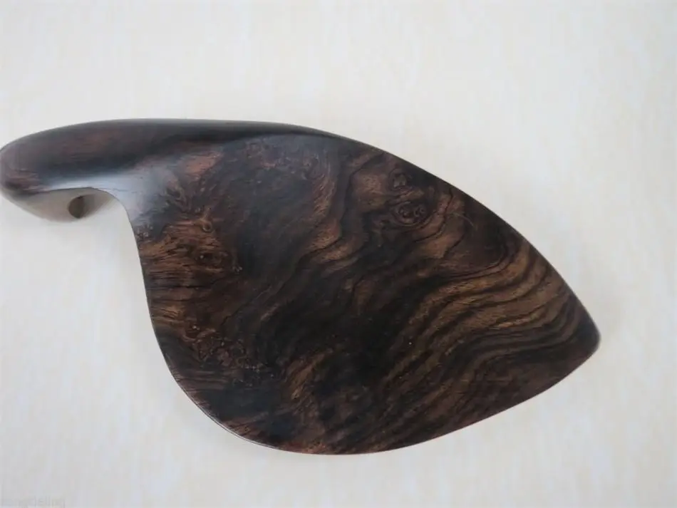 

5 pcs natural ebony violin chinrest 4/4,violin parts