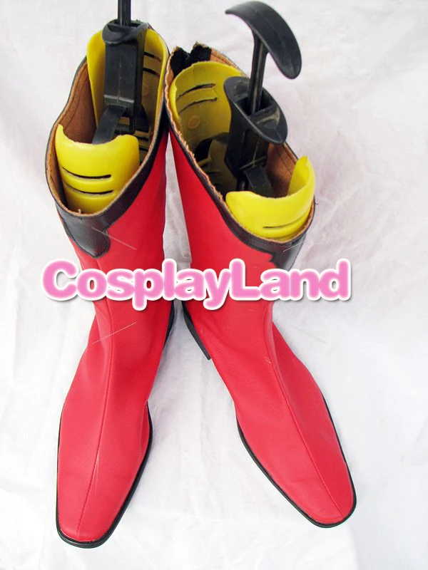 Мобильный костюм GUNDAM Auel красные сапоги для косплея обувь аниме вечеринки