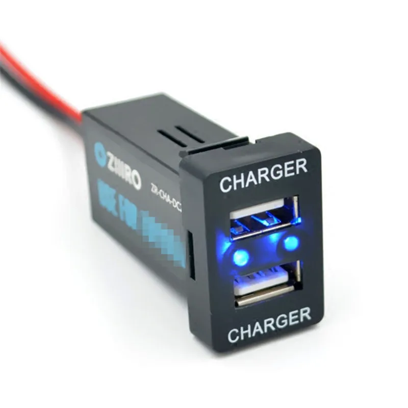 Автомобильный интерфейс с двумя USB разъемами для зарядного устройства MAZDA