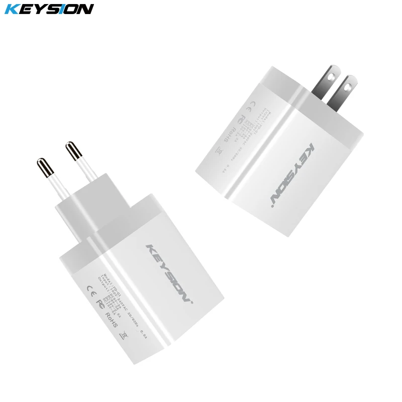 Keysion 30 Вт USB PD Зарядное устройство быстро Тип c Мощность 2 Порты Путешествия стены