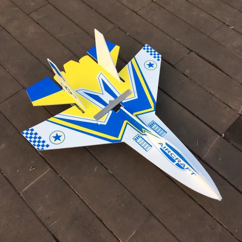 Большой RC Fighter Su27 Flanker самолет мощный бомбардировщик 2 4G KT доска дистанционного