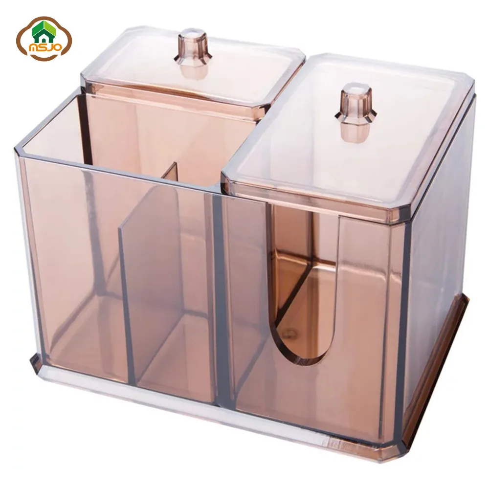 MSJO органайзер для макияжа ящики хранения стола кисти инструмент косметики