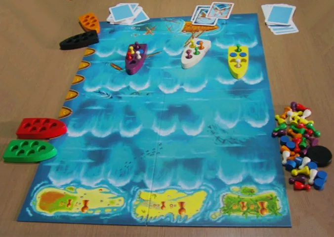 Настольная игра Life Boats Intrigue с инструкцией на английском/китайском