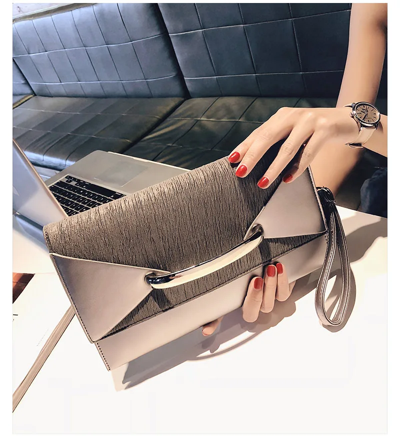Yonder envelope clutch bag women leather birthday party evening clutch bags for women ladies shoulder clutch bag purse female