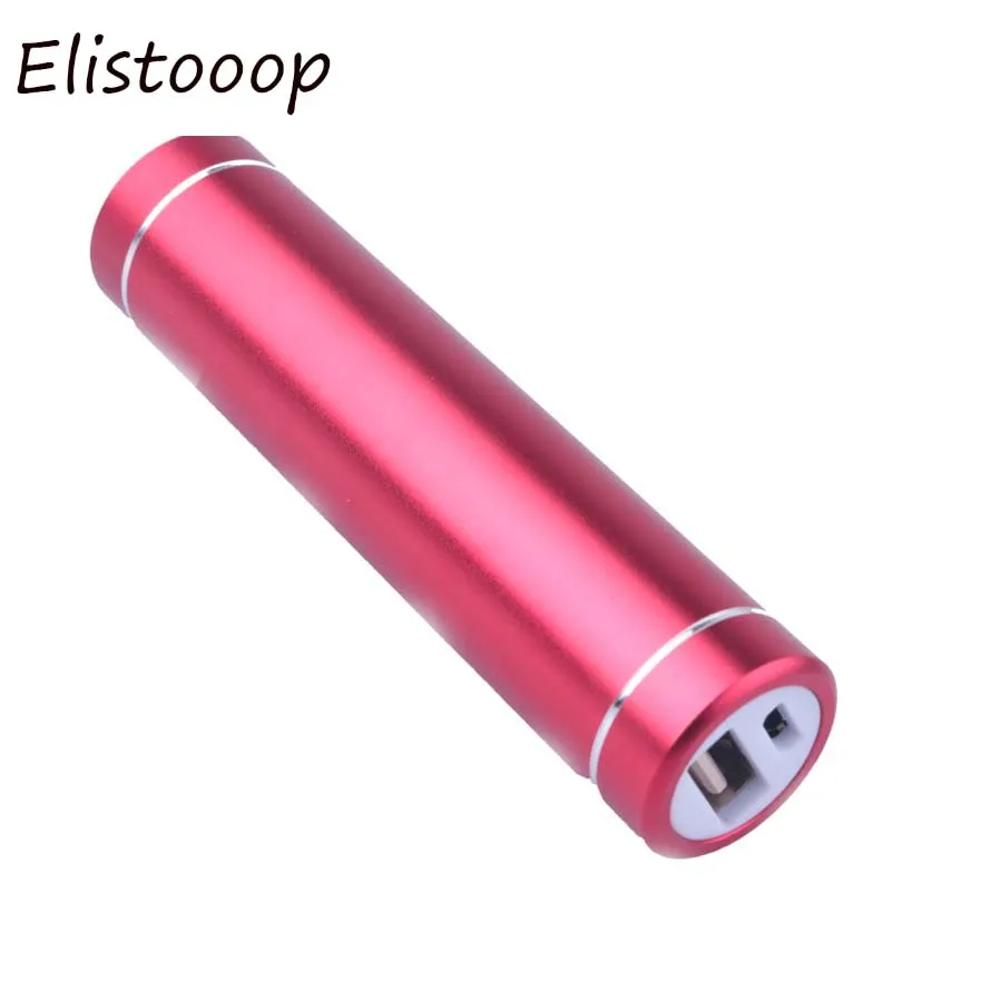 Elistooop новый металлический чехол 5 в USB для внешнего аккумулятора комплект 1X 18650
