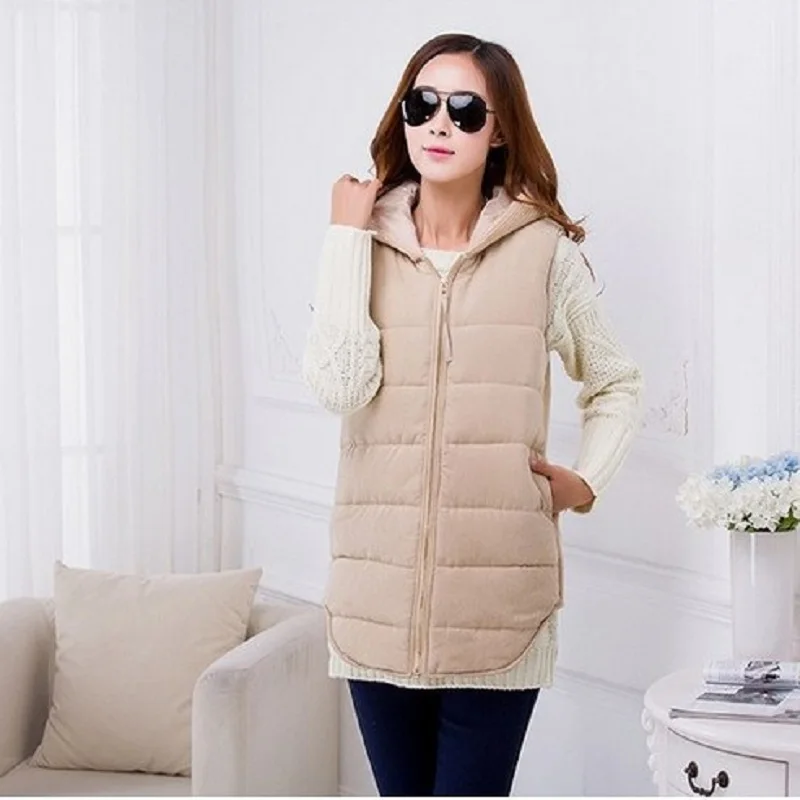 Зимние жилеты для беременных женские пуховая Куртка теплое пальто Одежда