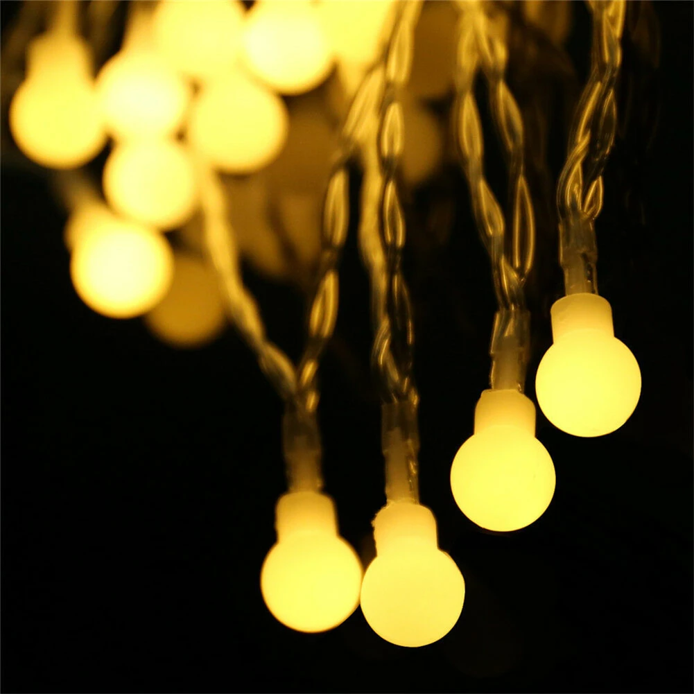 New Beautiful LED String Lights Warm White Ball Fairy Battery Powered Starry Bedroom Outdoor Decor | Лампы и освещение