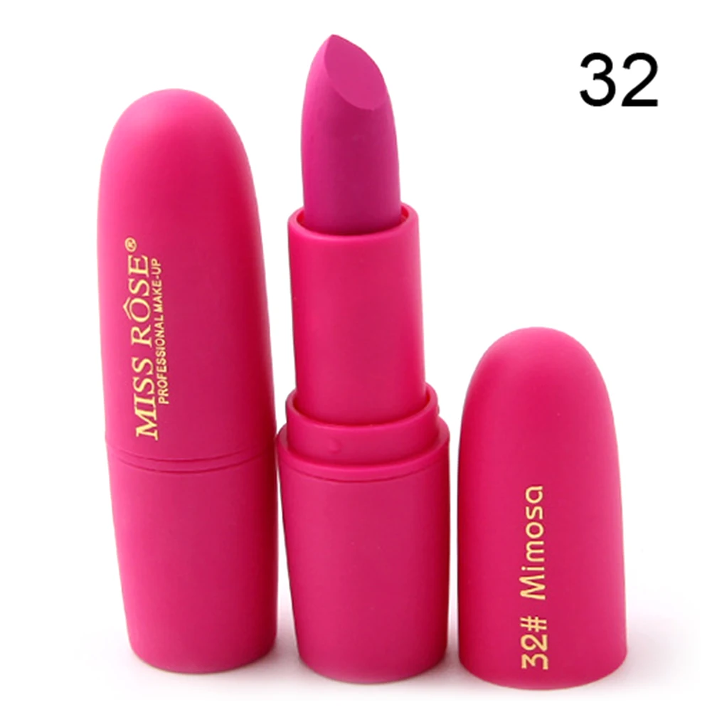 Brand Makeup Red Lips Matte Velvet Lipstick Pencil Cosmetic Long Lasting Lip Tint Pigment Nude Brown |