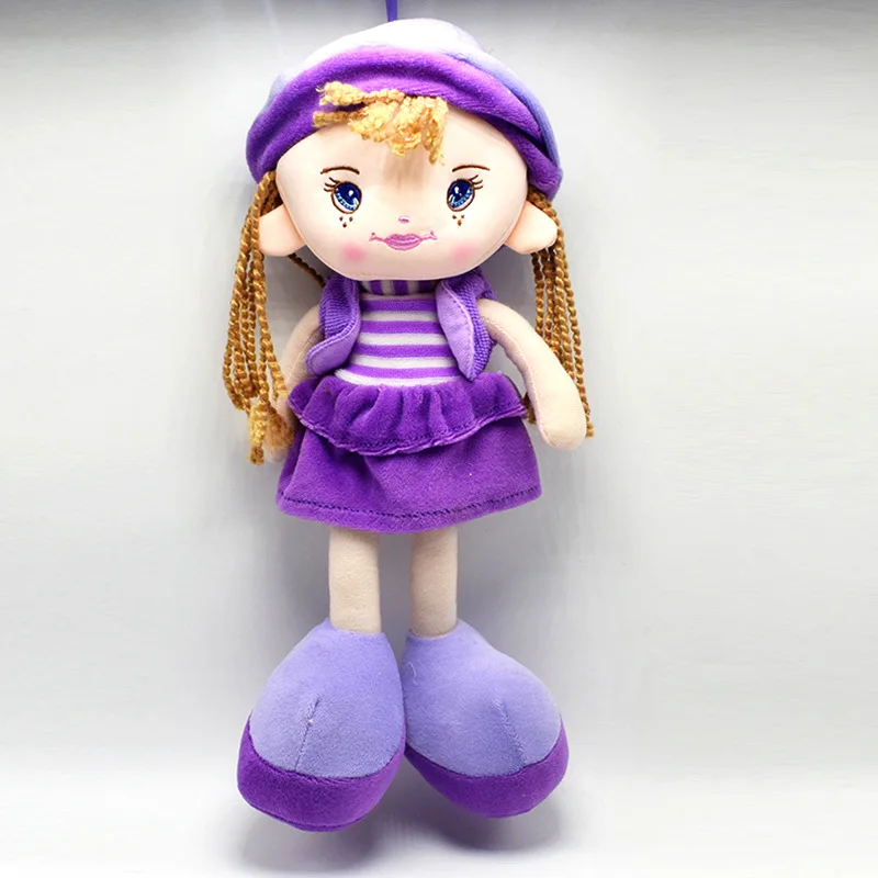 AOSST 38CM Rag Doll new rural wind cute doll girl toy soft accompany sleeping toys present | Игрушки и хобби