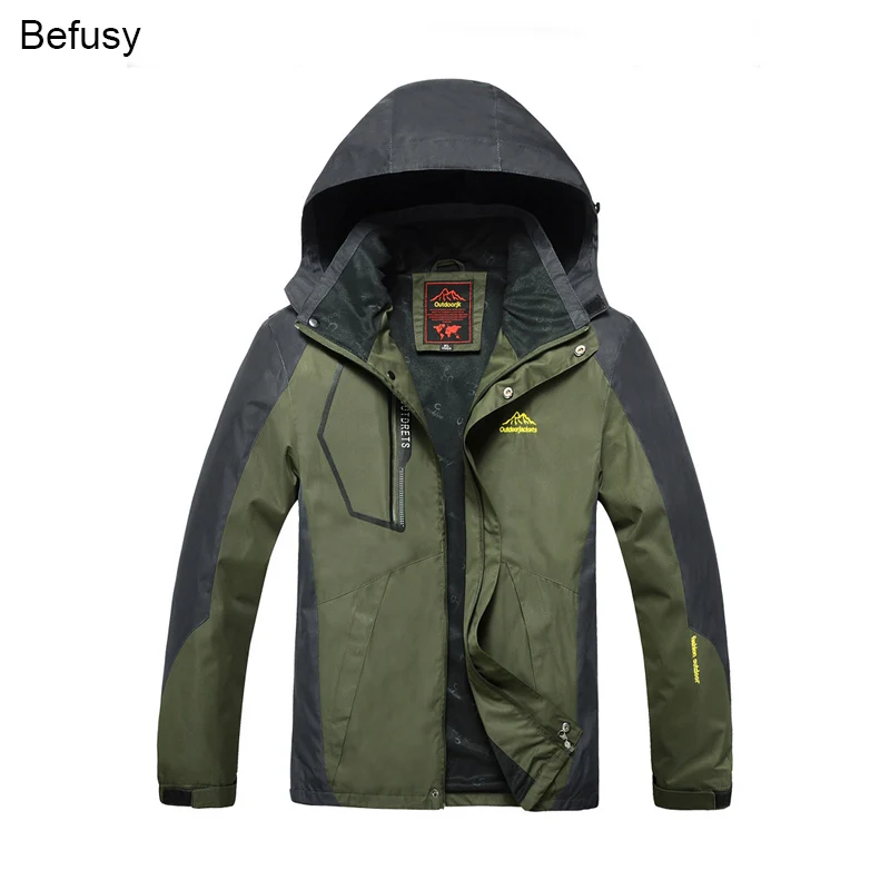 Мужская водонепроницаемая куртка Befusy Спортивная ветровка для отдыха на открытом