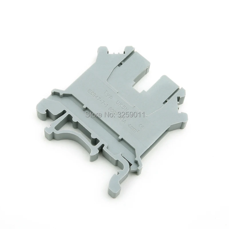 20PCS UK-5N Mounted Screw Clipping Terminal Block 5.0mm square general purpose terminal connection board | Обустройство дома