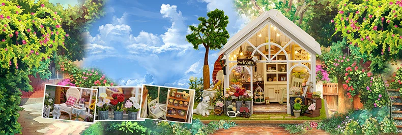 Кукольный дом мебель миниатюрный кукольный домик DIY миниатюрный дом комната коробка театр игрушки для детей наклейки DIY кукольный домик A