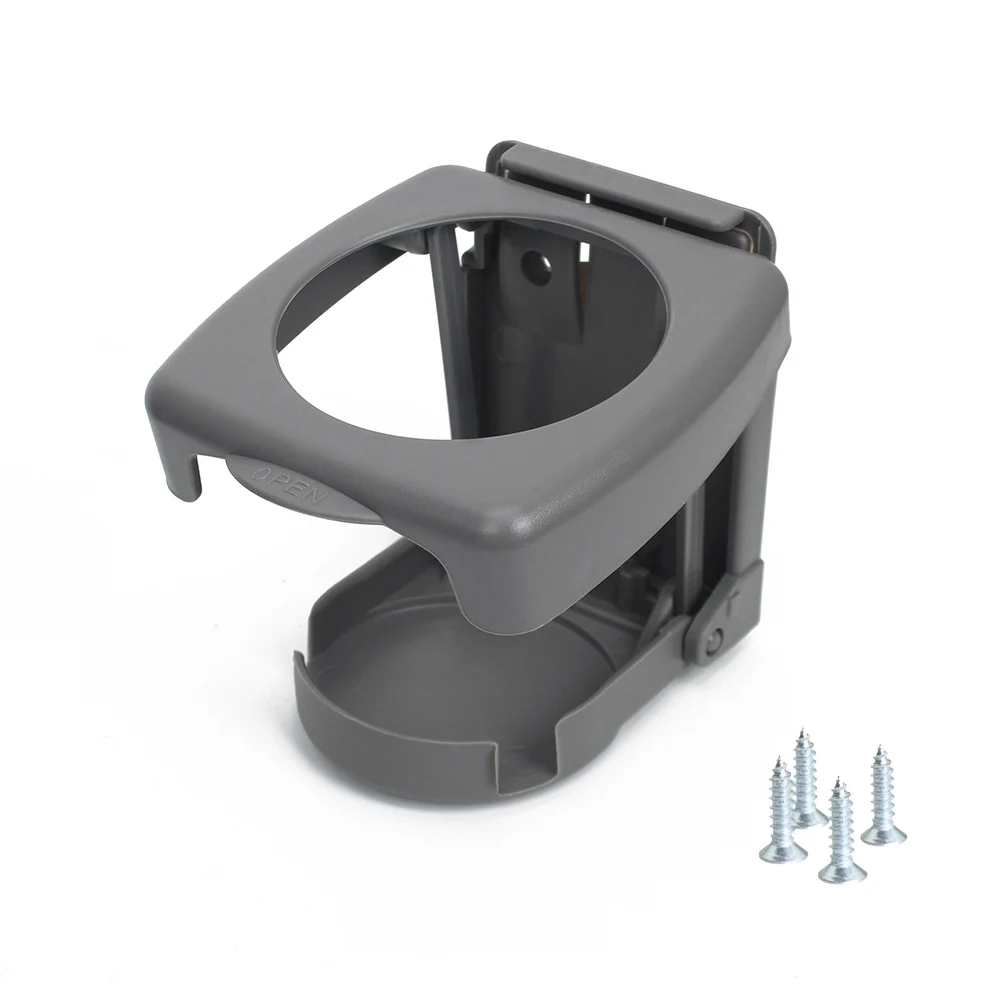 Gray Cup Holder Складной автомобильный держатель для стаканов, автомобильные принадлежности, держатель для стаканов для напитков, органайзер, черный, универсальный для Ford Kia Nissan Honda Opel - Название цвета: Gray Cup Holder