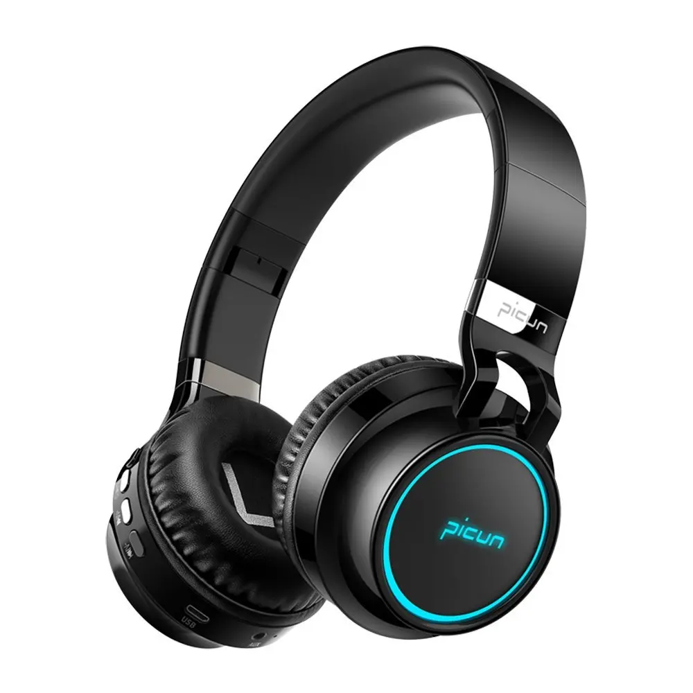P60 Bluetooth наушники беспроводная гарнитура поддержка 7 видов цветов светящийся 24