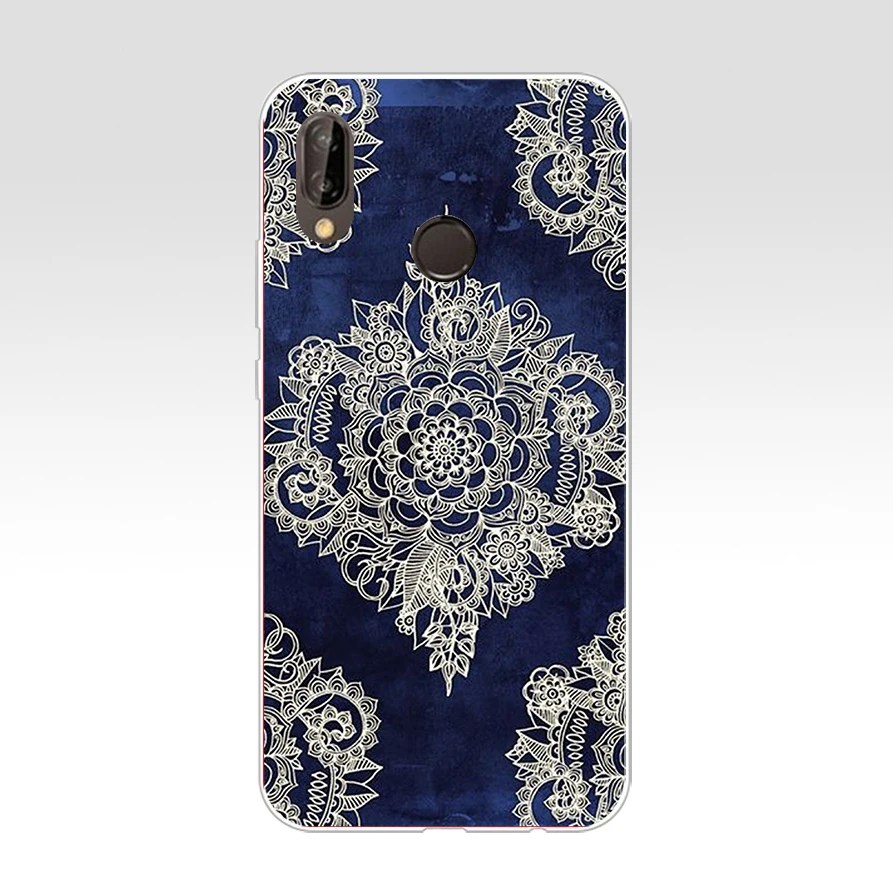 Чехол с рисунком мандалы для huawei P20 lite, 54G, мягкий силиконовый чехол из ТПУ, защитный чехол для телефона huawei p20 lite, чехол - Цвет: 11