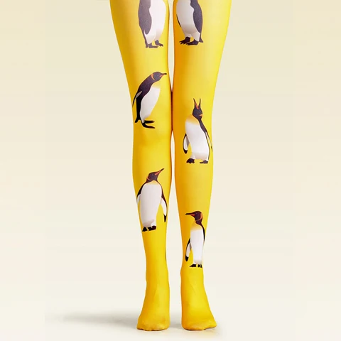 VP уникальные чулки колготки с геометрическим акварельным узором высокое