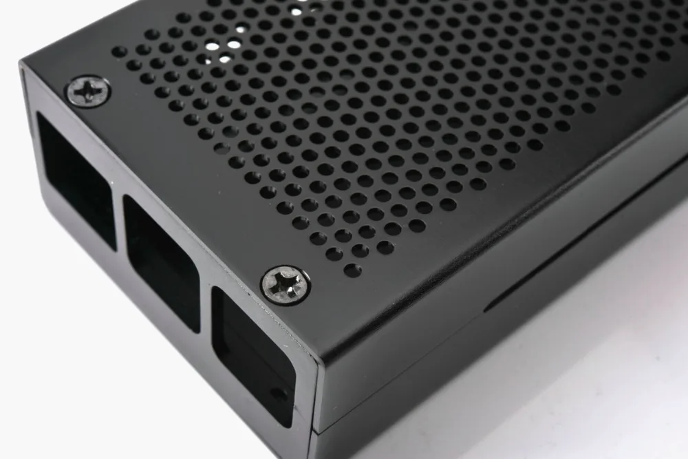 Raspberry Pi 3 Model B+ Алюминиевый Чехол, черный чехол, металлический корпус для RPI 3, Модель B, совместимый с Raspberry Pi 3 Model B