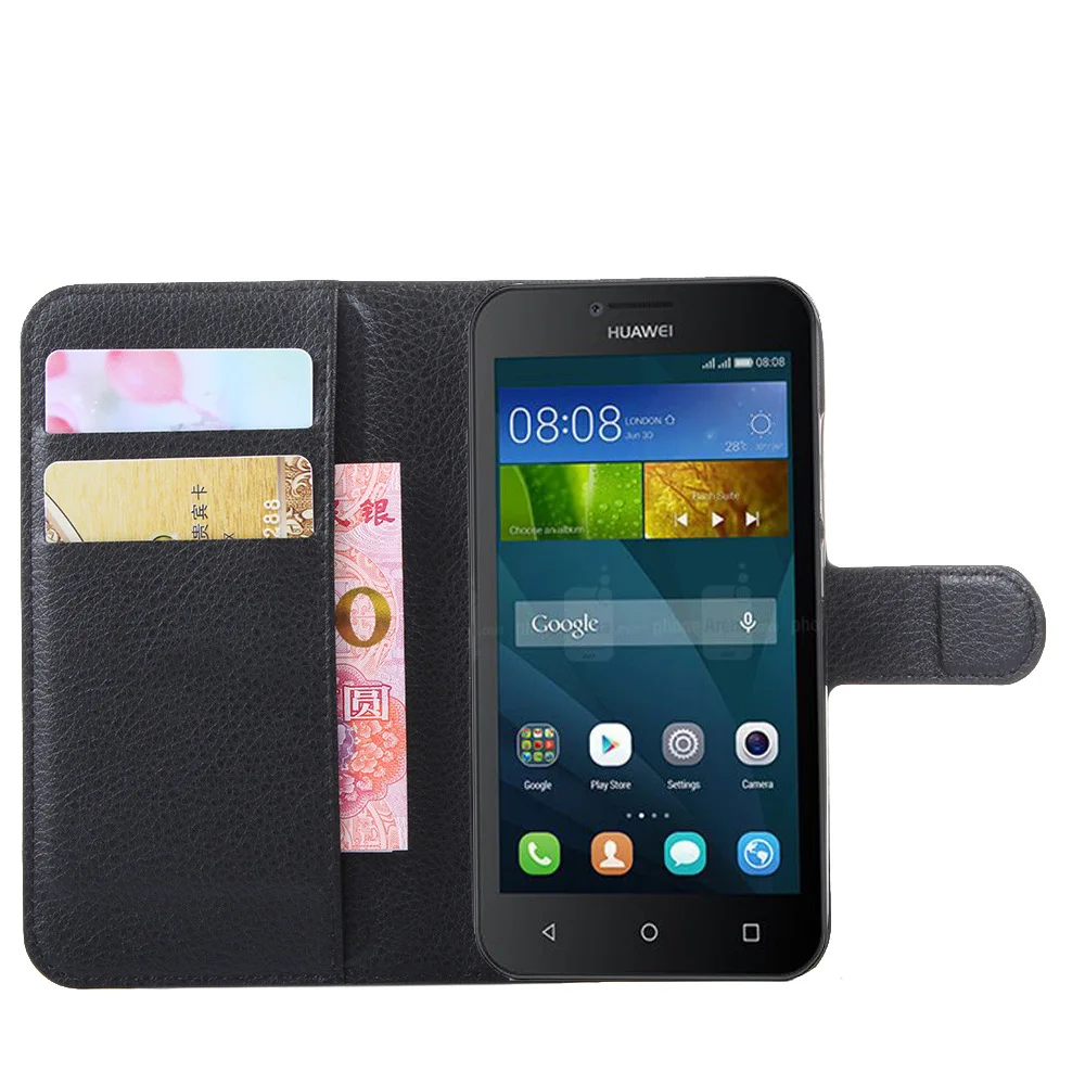 Роскошные Fundas Case Для Huawei Y560 Y5 L01 Телефон С Подставкой бумажник PU Кожа Флип Чехол