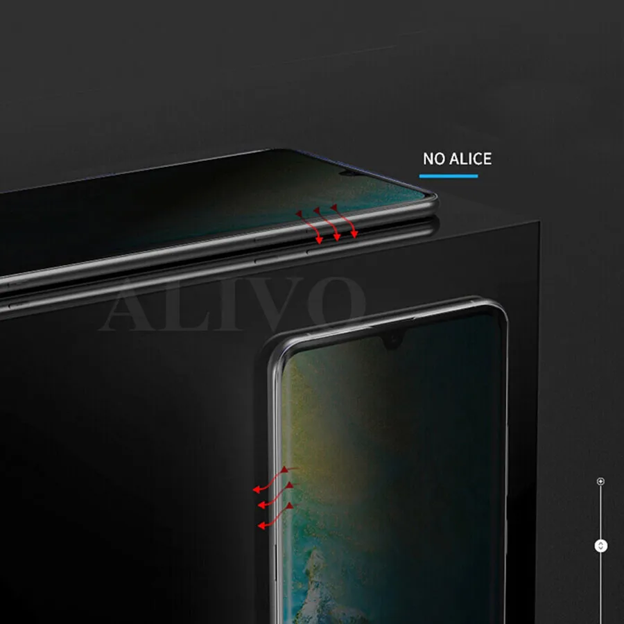 3D полностью изогнутое анти шпионское закаленное стекло для huawei mate 20 Pro Защитная пленка для экрана для huawei mate 20 Pro