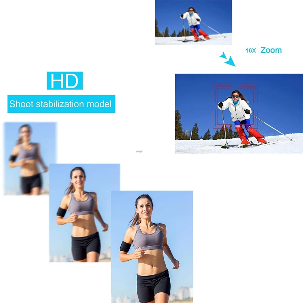 Wholesale 16MP 2.7 inch TFT LCD HD 1080P 16X Digital Zoom Camcorder Video DV Camera AU.23 | Электроника