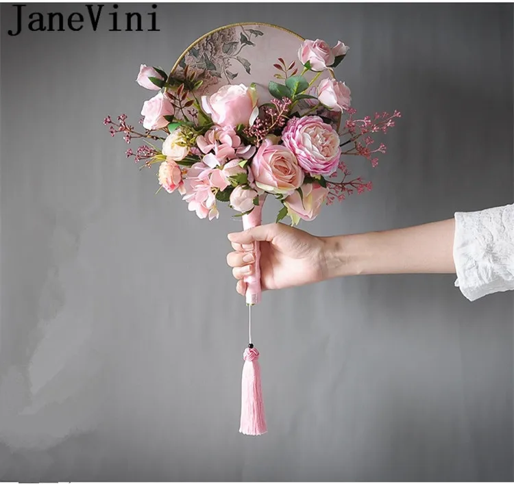 Цветочные букеты для невесты из искусственной розовой розы 2019 | Свадьбы и