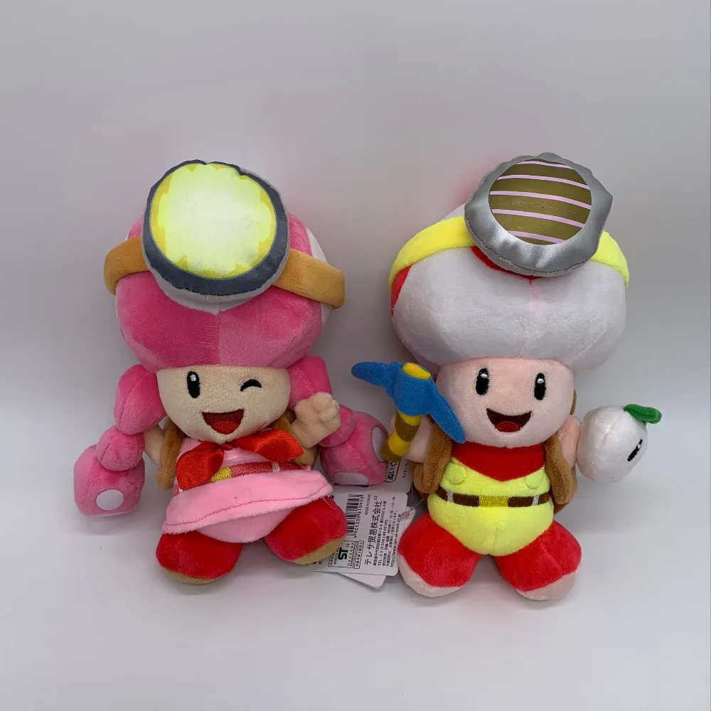 2X капитан тоад Toadette Плюшевые Супер Марио искатель сокровищ мягкая игрушка кукла 8