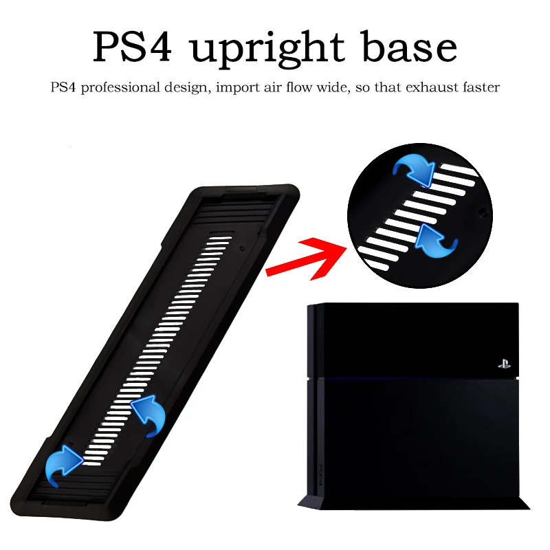 Высокое качество 1 шт. вертикальная стойка крепление держатель для sony Playstation 4 PS4 консоли