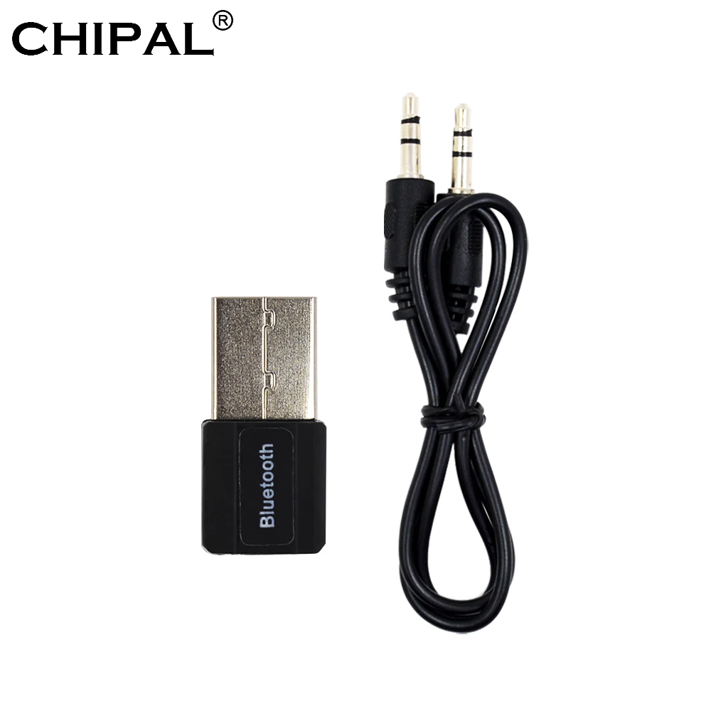 CHIPAL Mini USB Bluetooth Audio AUX Car Receiver Adapter 3.5mm Wireless Portable Speakers Music Receptor For Multmedia Sound | Электроника
