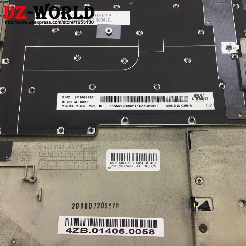 Новая/оригинальная для Thinkpad X1 углерода 3rd 20BS 20BT исландский клавиатура с подсветкой и Упор для рук тачпад 00HT316 00HN961 SM20G18621