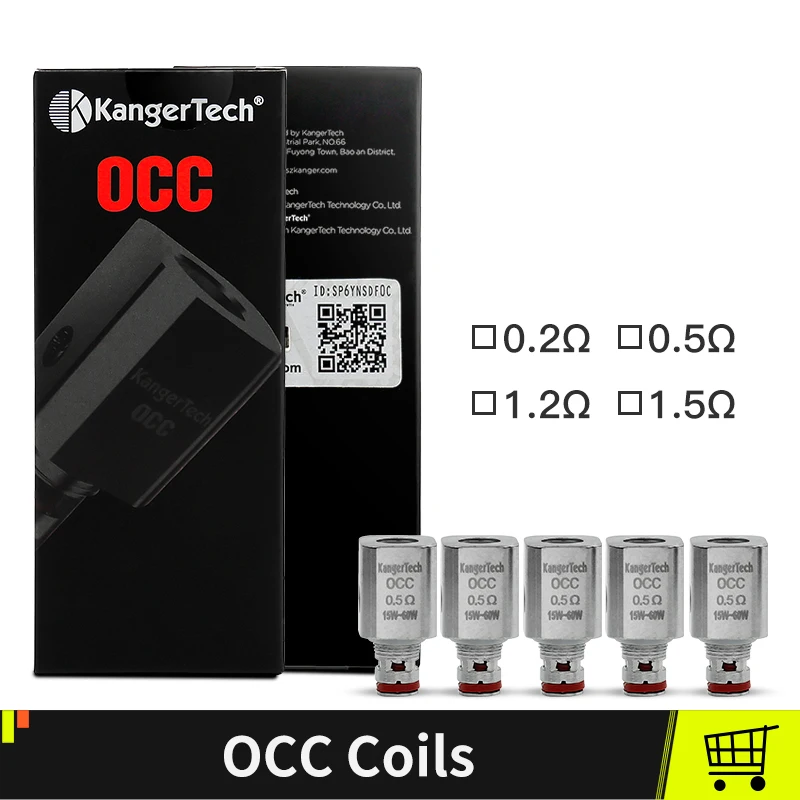 Kangertech OCC катушка атомайзер ядро Sub Ом подходит Kanger Subtank мини Nano Танк Vape танк 5