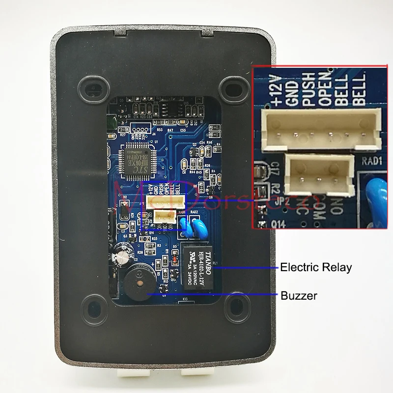 Автономный контроллер доступа с 10 шт. EM брелки RFID Клавиатура контроля доступа цифровая панель считыватель карт для системы дверного замка