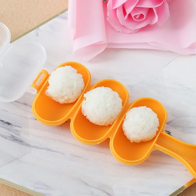 1 шт. DIY милые мини рисовые и овощные роллы прессформы устройство для приготовления мясных шариков суши Onigiri Инструмент Кухонные гаджеты пищевой PP материал