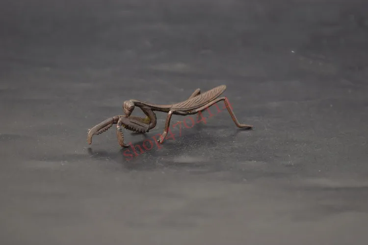 Твердая Чистая медь небольшой мантис украшения чайная церемония художественные