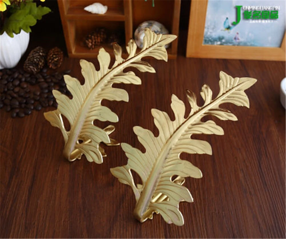 2 шт./компл. новые занавески в форме больших листьев зажимы для завязывания сзади