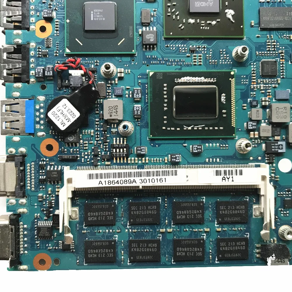 Материнская плата для ноутбука SONY VPCSA 13 3 дюйма с процессором HM67 ОЗУ 4 Гб ПЗУ HD6630M 1