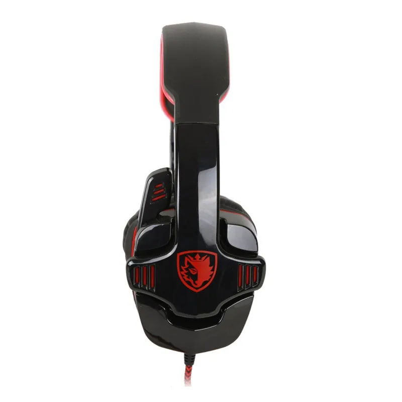SADES SA901 за ухо USB проводной 7 1 Surround Шум отмена PC Gaming Headset с микрофоном для ПК