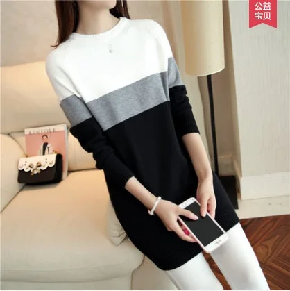 New Arrival 2019 Fashion Women Sweater female sweaters and Pullovers Winter warm oversized knitted Crop | Женская одежда