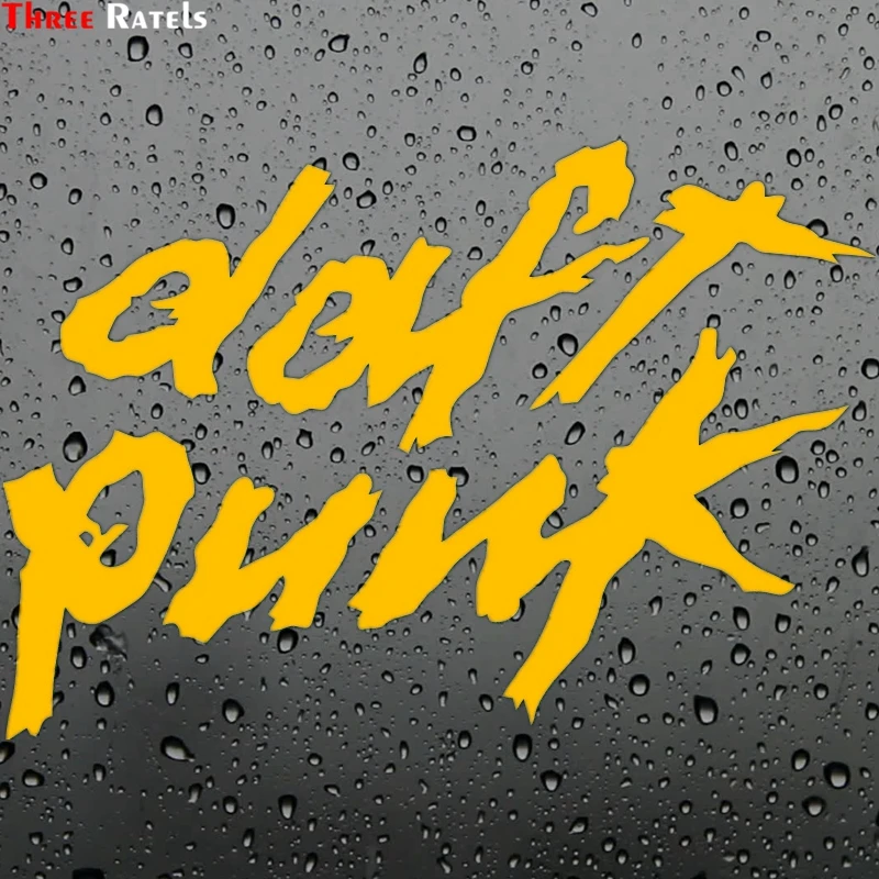 Three Ratels TZ-1363# 13.7*20см 1-3 шт прикольные наклейки на авто daft punk глупый панк французский