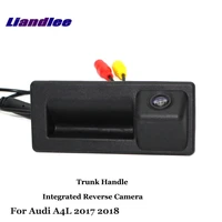 liandlee for audi a4a4l 2012 2018 car rear view backup parking camera reverse cam trunk handle integrated