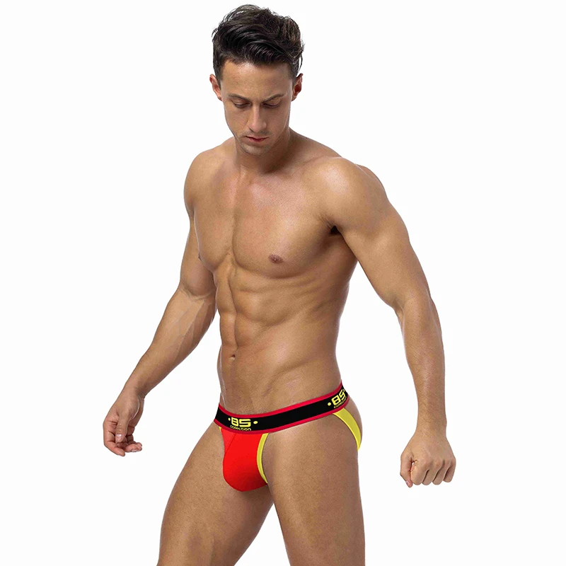 Мужское Сексуальное белье jockstrap сексуальные стринги Cueca Homme эротические мужские