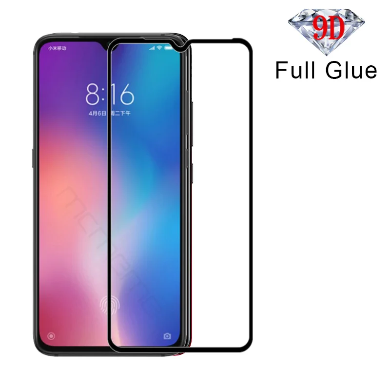 100 шт./лот Xiaomi mi 9 SE 9SE полное покрытие Закаленное стекло Защитная пленка для экрана