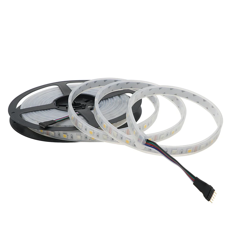 SZYOUMY 5 м RGBW RGBWW полоса света 5050 SMD DC 12 В 60 светодиодов/м Водонепроницаемая IP67 Светодиодная лента+ 40 ключей RGBW контроллер+ адаптер питания